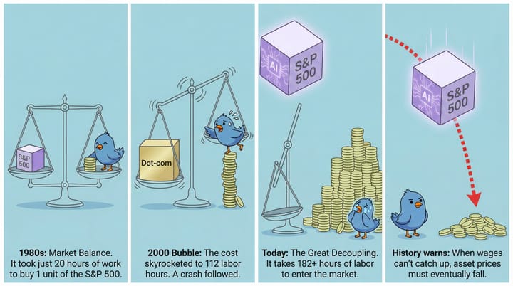 宏观预警：美股与工资的「大脱钩」——历史复盘揭示的崩盘前兆